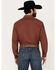 Image #4 - Wrangler Men's Solid Long Sleeve Button-Down Performance Western Shirt - Tall, Red, hi-res