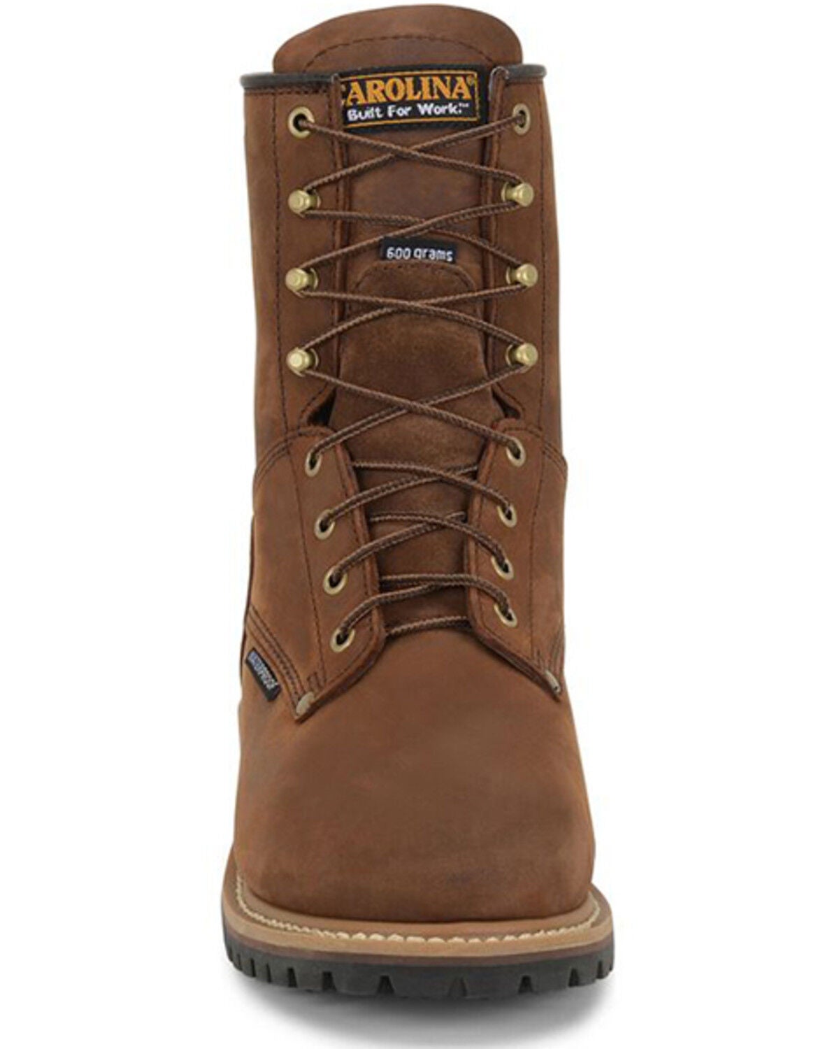 Image #4 - Carolina Men's Waterproof Insulated Logger Boots - Soft Toe, Brown, hi-res