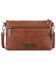 Image #2 - Wrangler Women's Cowhide Clutch, Brown, hi-res