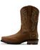 Image #2 - Ariat Men's Ironside Pull-On Work Boots - Steel Toe, Brown, hi-res