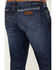 Image #4 - Wrangler Retro Men's Eastbrook Dark Wash Stretch Slim Bootcut Jeans, Dark Wash, hi-res