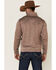 Image #5 - Cowboy Hardware Men's Brown Microfleece Zip-Up Jacket, , hi-res