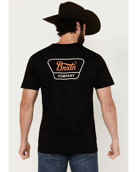 Brixton Men's Linwood Logo Short Sleeve Graphic T-Shirt , Black, hi-res
