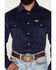 Image #3 - Sendero Provisions Men's Wyatt Solid Corduroy Long Sleeve Snap Western Shirt, Navy, hi-res