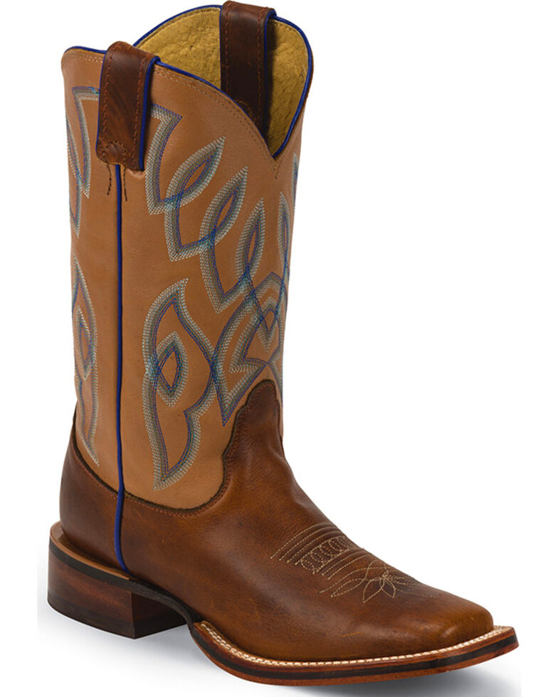 Nocona Women's Western Boots - Square Toe , Brown, hi-res