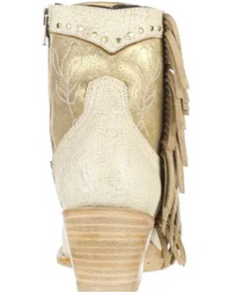 Image #5 - Yippie Ki Yay By Old Gringo Women's Leylani Bone Western Fashion Booties - Snip Toe , Natural, hi-res