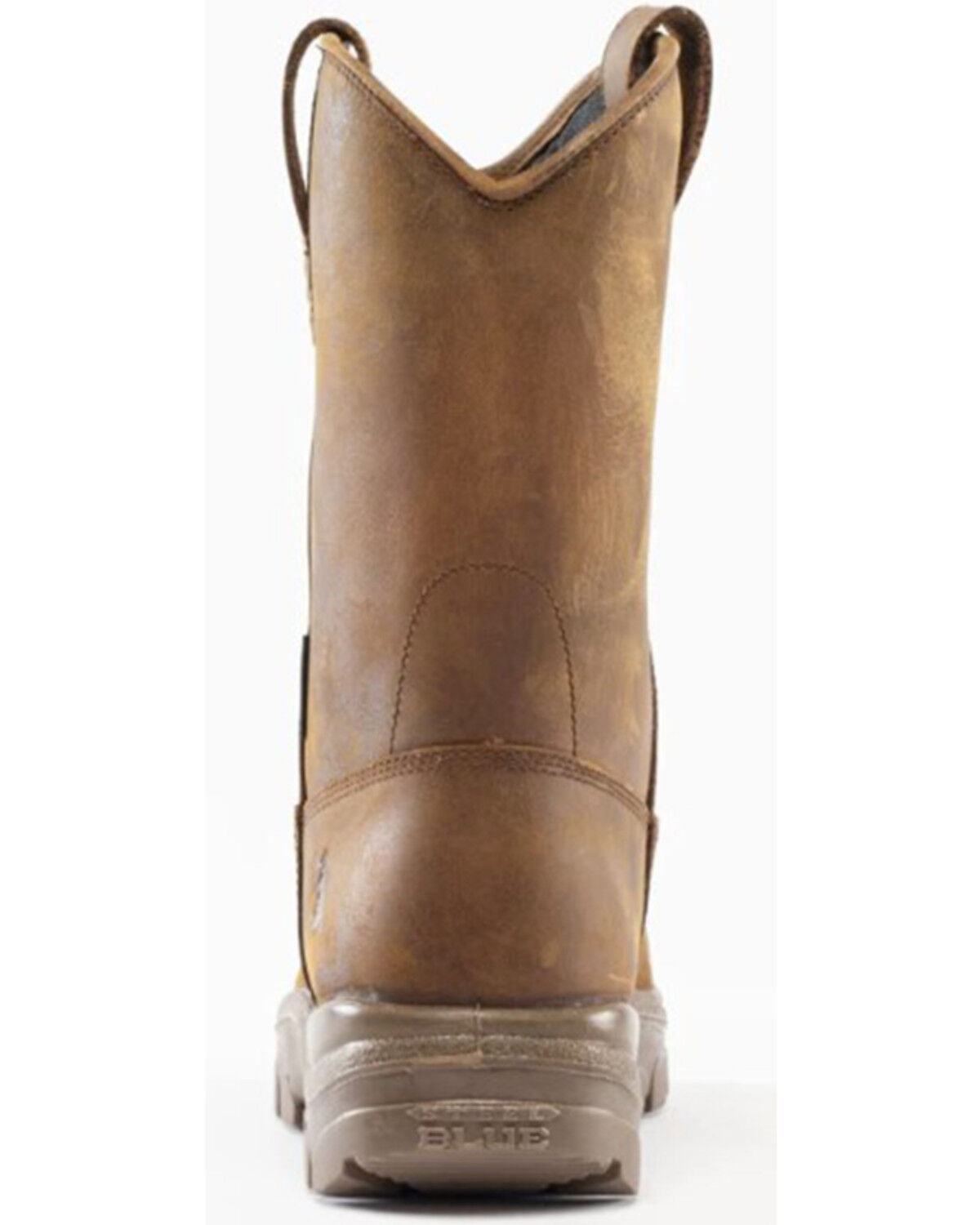 Image #5 - Steel Blue Men's Heeler Scuff Waterproof Work Boots - Steel Toe, Brown, hi-res