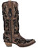 Image #2 - Corral Women's Crackled Bristle Western Boots - Snip Toe, Cognac, hi-res