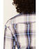 Panhandle Boys' Beige Plaid Button Down Long Sleeve Western Shirt , Beige/khaki, hi-res