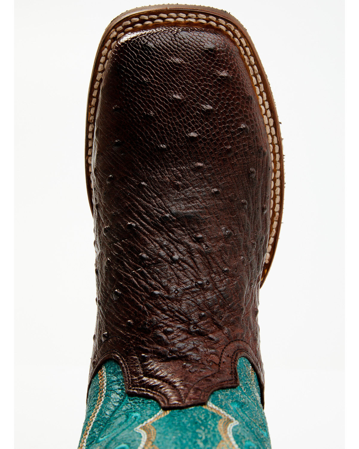 Image #6 - Dan Post Men's Exotic Full-Quill Ostrich Western Boots - Broad Square Toe, , hi-res