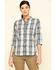 Image #1 - Carhartt Women's Twilight Relaxed 3/4 Sleeve Plaid Shirt, , hi-res