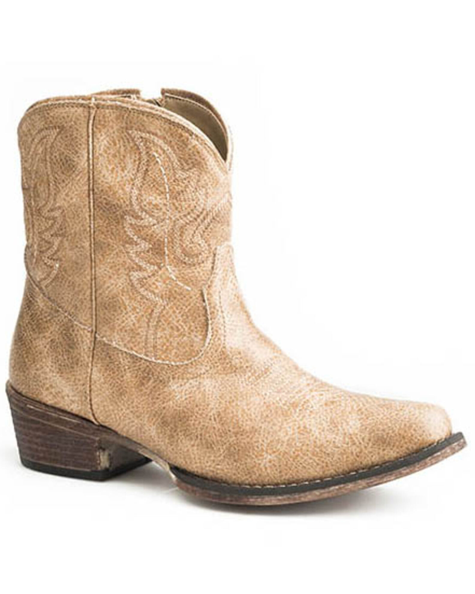 Tan western hot sale booties
