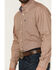 Image #3 - Cinch Men's Geo Print Long Sleeve Button-Down Western Shirt, Gold, hi-res