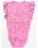 Image #3 - Wrangler Infant Girls' Sunburst Print Onesie, Pink, hi-res