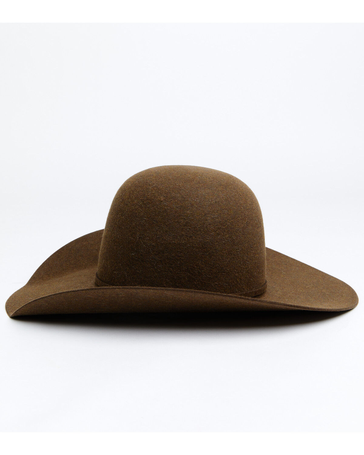 Image #3 - Rodeo King 7X Open Crown Fur Felt Western Hat, Brown, hi-res