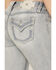 Image #2 - Miss Me Women's Light Wash Mid Rise Bootcut Stretch Denim Jeans, Light Wash, hi-res