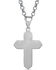 Montana Silversmiths Women's Antiqued Two-Tone Radiating Cross Necklace, Silver, hi-res