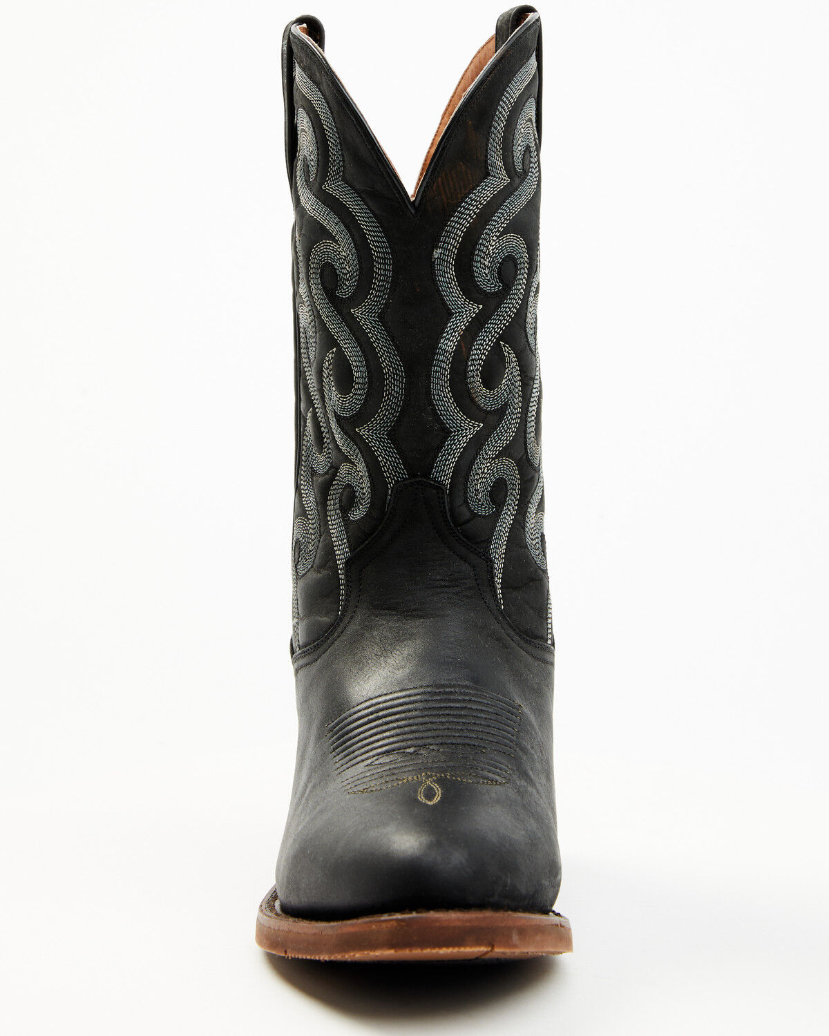 Image #4 - Dan Post Men's 12" Leon Western Performance Boots - Round Toe, Black, hi-res