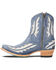 Image #3 - Lane Women's Walk The Line Western Booties - Snip Toe, Blue, hi-res