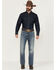 Image #1 - Blue Ranchwear Men's Bronson Slim Straight Stretch Denim Jeans, Medium Wash, hi-res