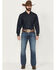 Image #1 - Ariat Men's M4 Andrew Medium Wash Relaxed Bootcut Stretch Denim Jeans, Medium Wash, hi-res