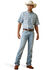 Image #1 - Ariat Men's M5 Eli Straight Rigid Denim Jeans, Light Wash, hi-res