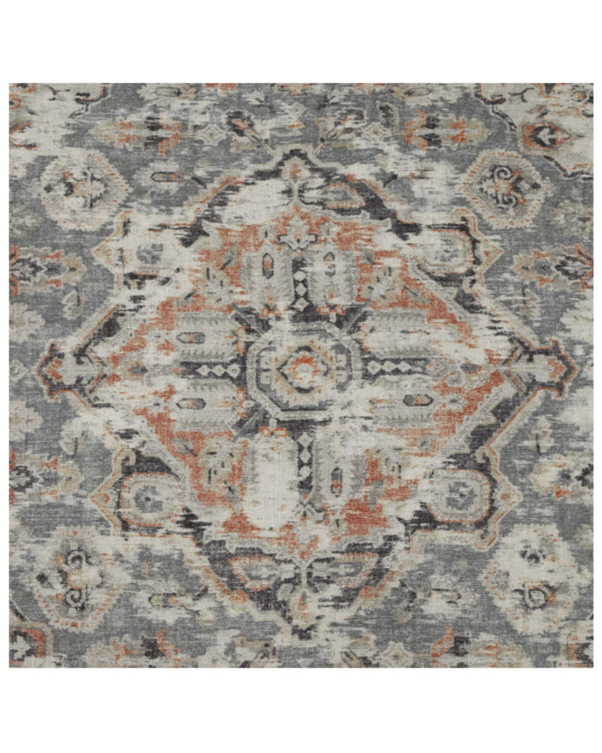 Image #3 - HiEnd Accents Carmen Kilim 3-Piece Super Queen Comforter Set, Taupe, hi-res