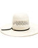 American Hat Company Men's Natural 4.25" Open Crown Western Straw Hat , Natural, hi-res