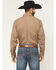 Image #4 - Cody James Men's Big Deal Geo Print Long Sleeve Button-Down Stretch Western Shirt, Lt Brown, hi-res