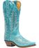 Image #1 - Boulet Men's Deerlite Cowgirl Boots - Snip Toe, Turquoise, hi-res