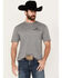 Image #1 - Smith & Wesson Men's Flying Eagle Short Sleeve Graphic T-Shirt, Grey, hi-res
