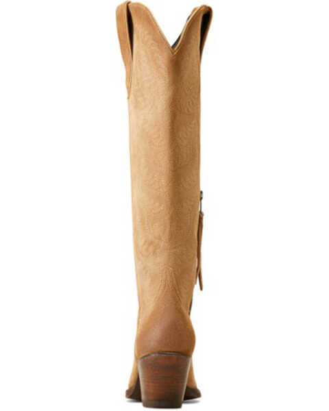 Image #3 - Ariat Women's Laramie StretchFit Western Boots - Snip Toe, Beige, hi-res