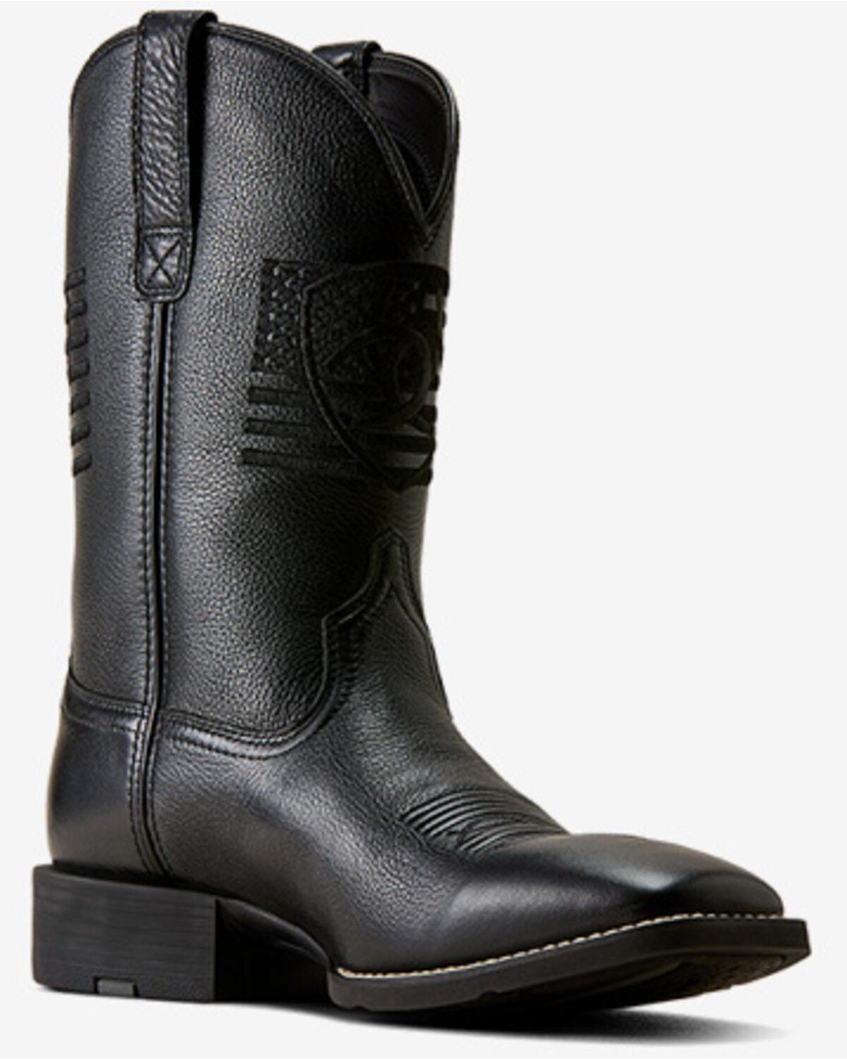 Image #1 - Ariat Men's Sport Freedom Performance Western Boots - Broad Square Toe, Black, hi-res