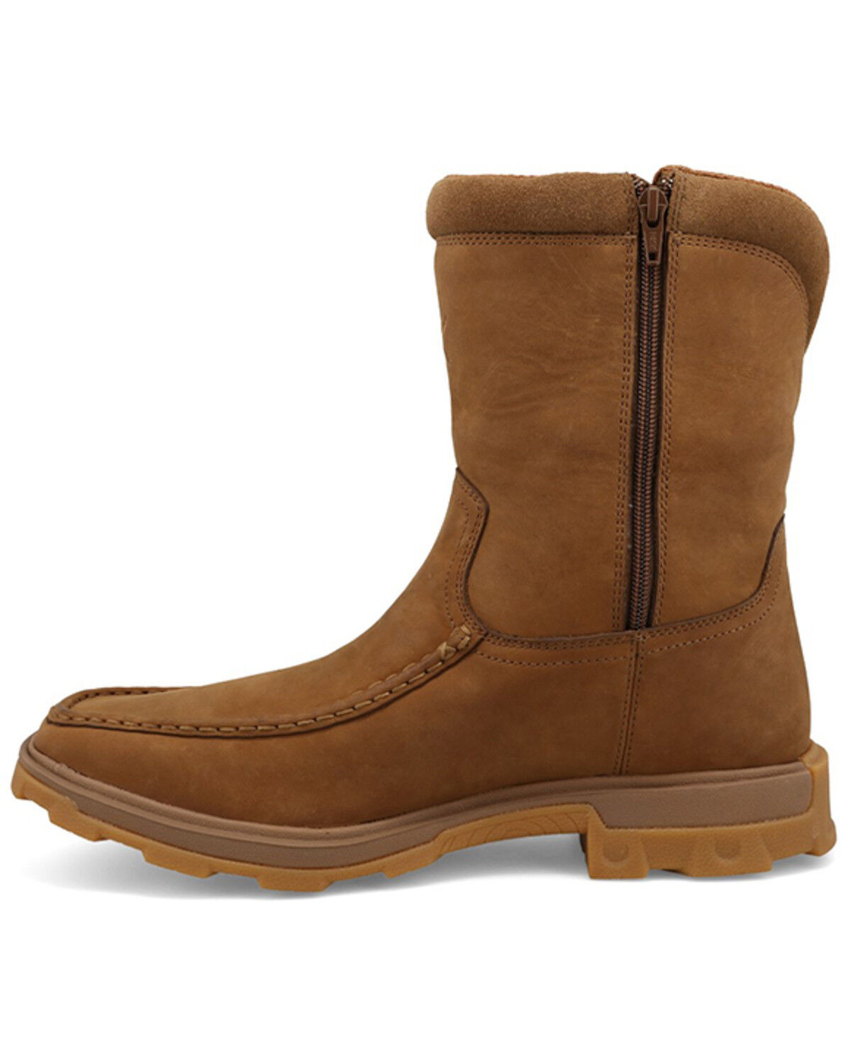 Image #3 - Twisted X Men's 9" UltraLite X™ Waterproof Work Boots - Moc Toe, Brown, hi-res