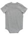 Image #2 - Carhartt Infant Boys' Short Sleeve Toolbelt Onesie, Heather Grey, hi-res
