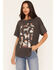 Image #1 - Girl Dangerous Women's Western Dog Short Sleeve Graphic Tee, Black, hi-res