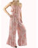 Image #1 - Scully Women's Bandana Print Off The Shoulder Jumpsuit, Dark Pink, hi-res