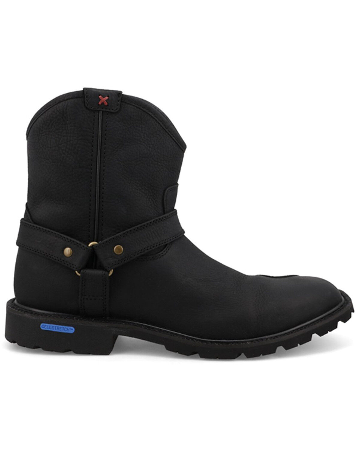 Image #2 - Twisted X Men's 8" Tech X™ Waterproof Motorcycle Boots - Square Toe, Black, hi-res