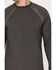 Image #3 - Cody James Men's FR Long Sleeve Raglan Crew Work Shirt, Charcoal, hi-res