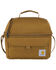 Image #1 - Carhartt Insulated 12 Can Two Compartment Lunch Cooler, Brown, hi-res
