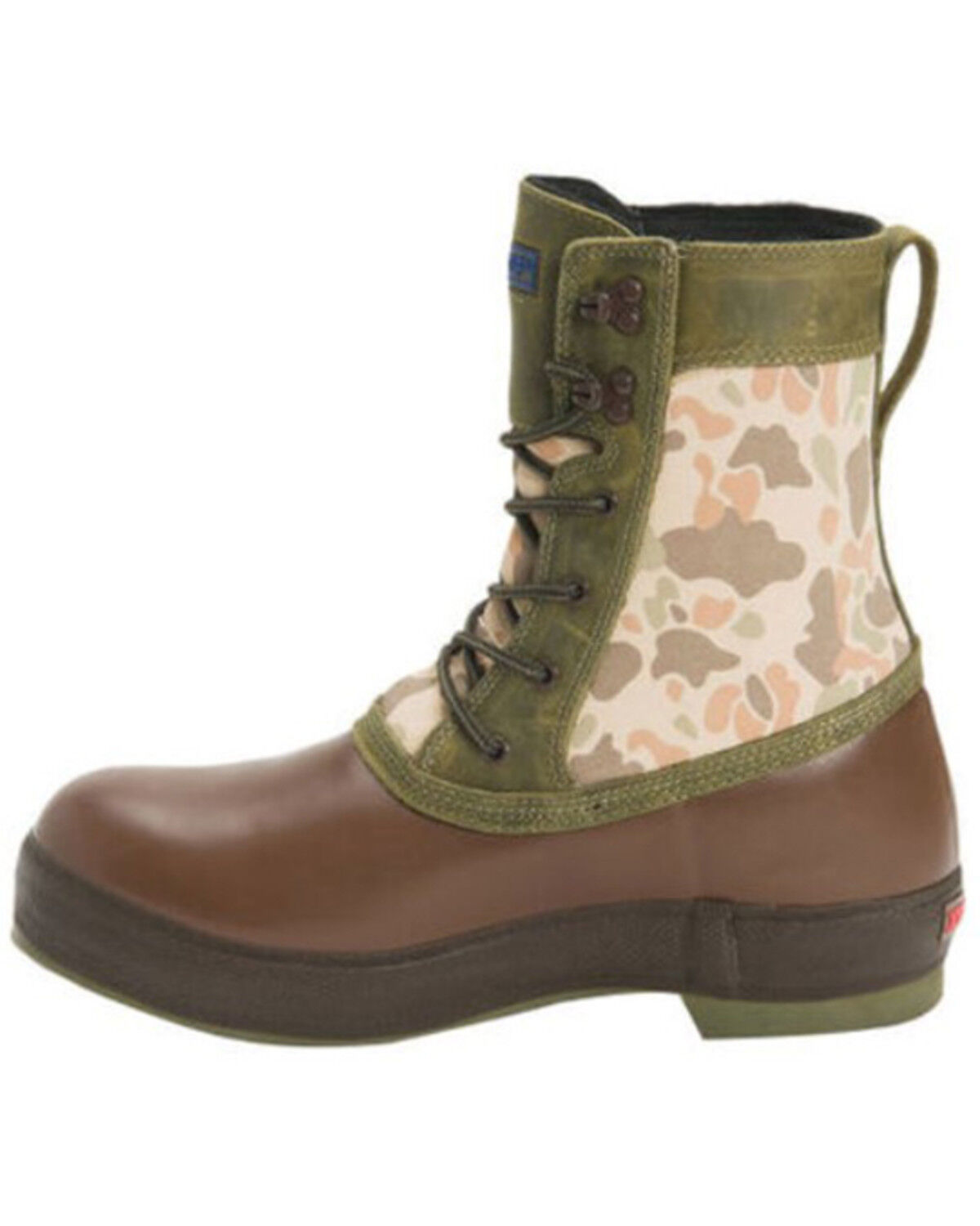 Image #3 - Xtratuf Men's 8" Insulated Legacy Lace-Up Boots - Round Toe, Green, hi-res