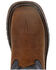 Rocky Boys' Ride FLX Western Boots - Square Toe, Brown, hi-res