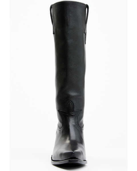 Image #4 - Sendra Women's Diana Slouch 15" Pull On Western Boots - Snip Toe , Black, hi-res