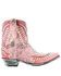 Old Gringo Women's Dawn Pipin Fashion Booties - Snip Toe, Pink, hi-res