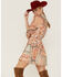 Image #3 - Miss Me Women's Patchwork Long Sleeve Dresss, Mauve, hi-res