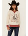 Image #1 - Ariat Girls' Bronco Print Long Sleeve Graphic Shirt, Oatmeal, hi-res