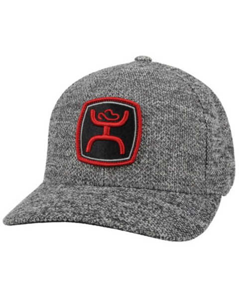 Hooey Men's Gray Zenith Embroidered Logo Trucker Cap  , Grey, hi-res