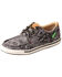 Image #1 - Twisted X Women's Snake Print Kicks Casual Shoes - Moc Toe, Black, hi-res