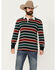 Image #1 - Pendleton Men's Decker Rugby Striped Long Sleeve Polo Shirt, , hi-res