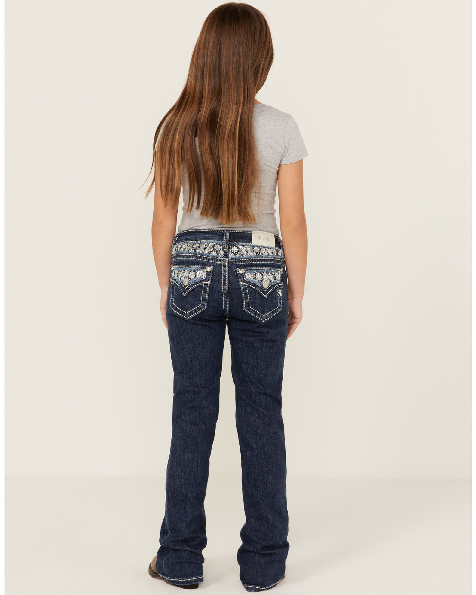 Miss me embroidered jeans store